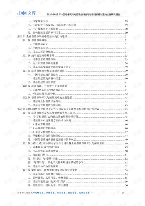 2021-2025年中国电子元件专用设备行业调研与塔基市场战略分析
